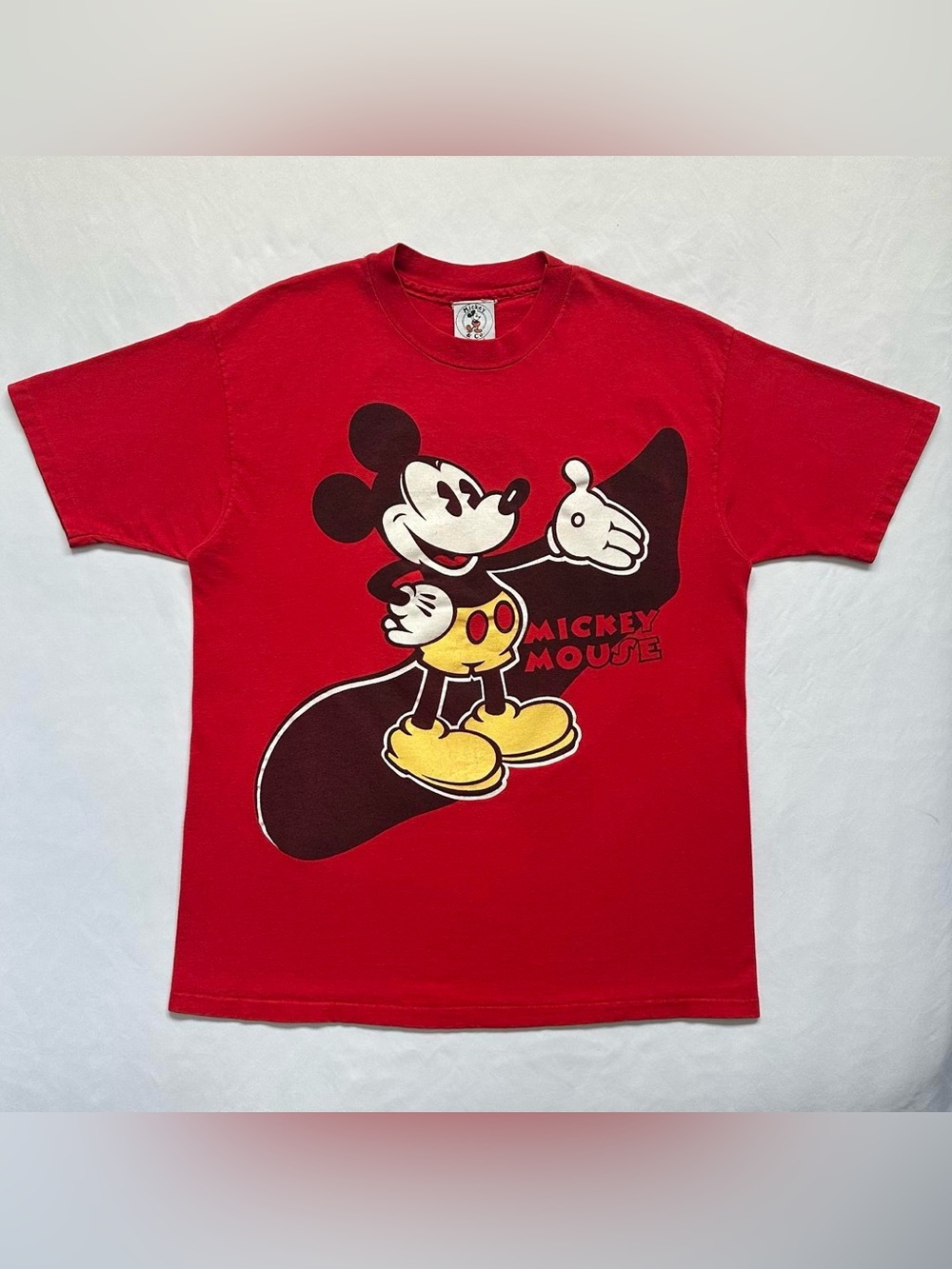 Vintage Disney Mickey & Co. 90s Red Graphic T-Shirt